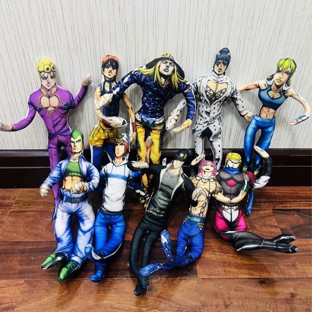 HBGIAY JJBA Plush Giorno Giovanna Plushies Anime Twistable Plush