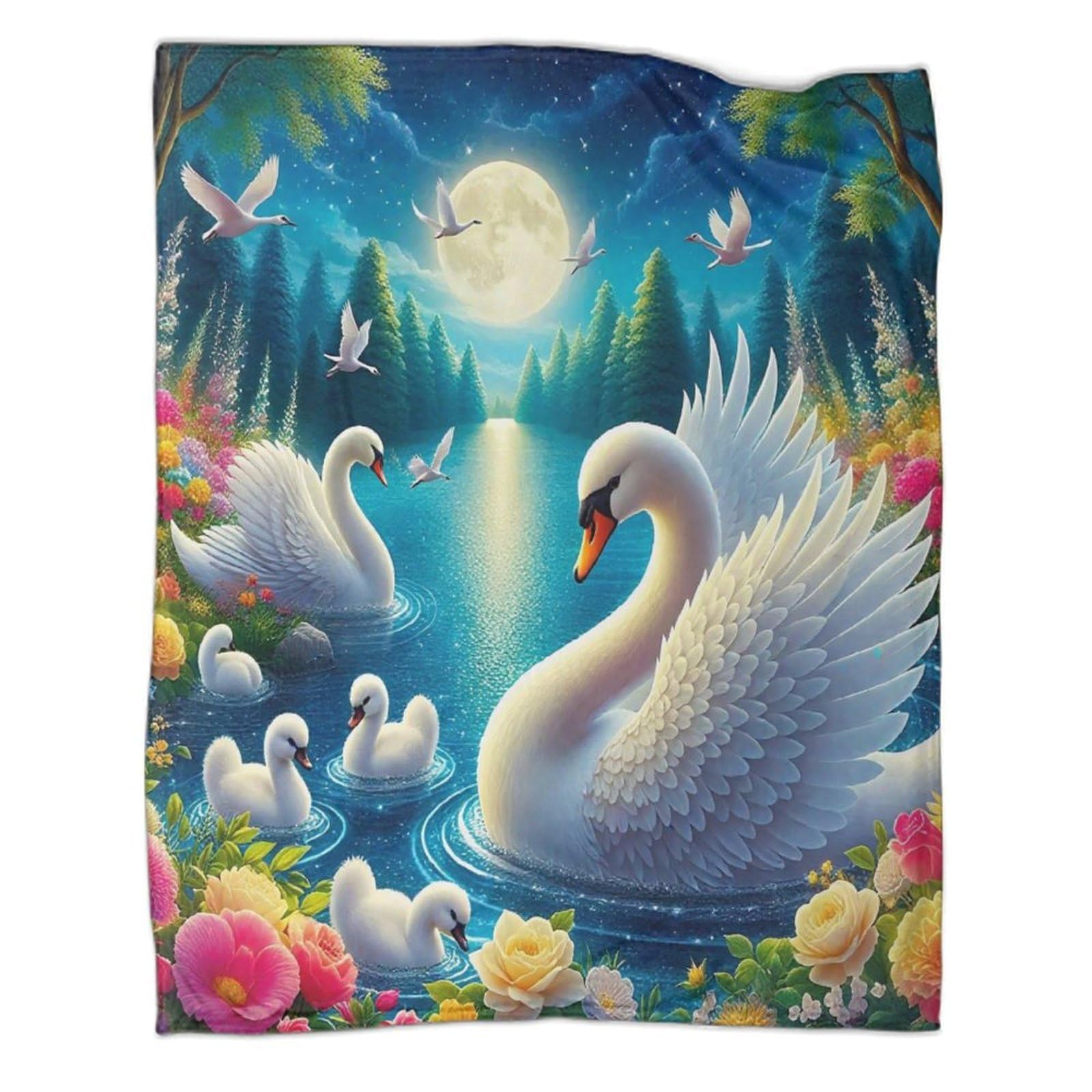 Couverture 3D en flanelle paysage parfaite pour le camping et les nuits fraîches des enfants