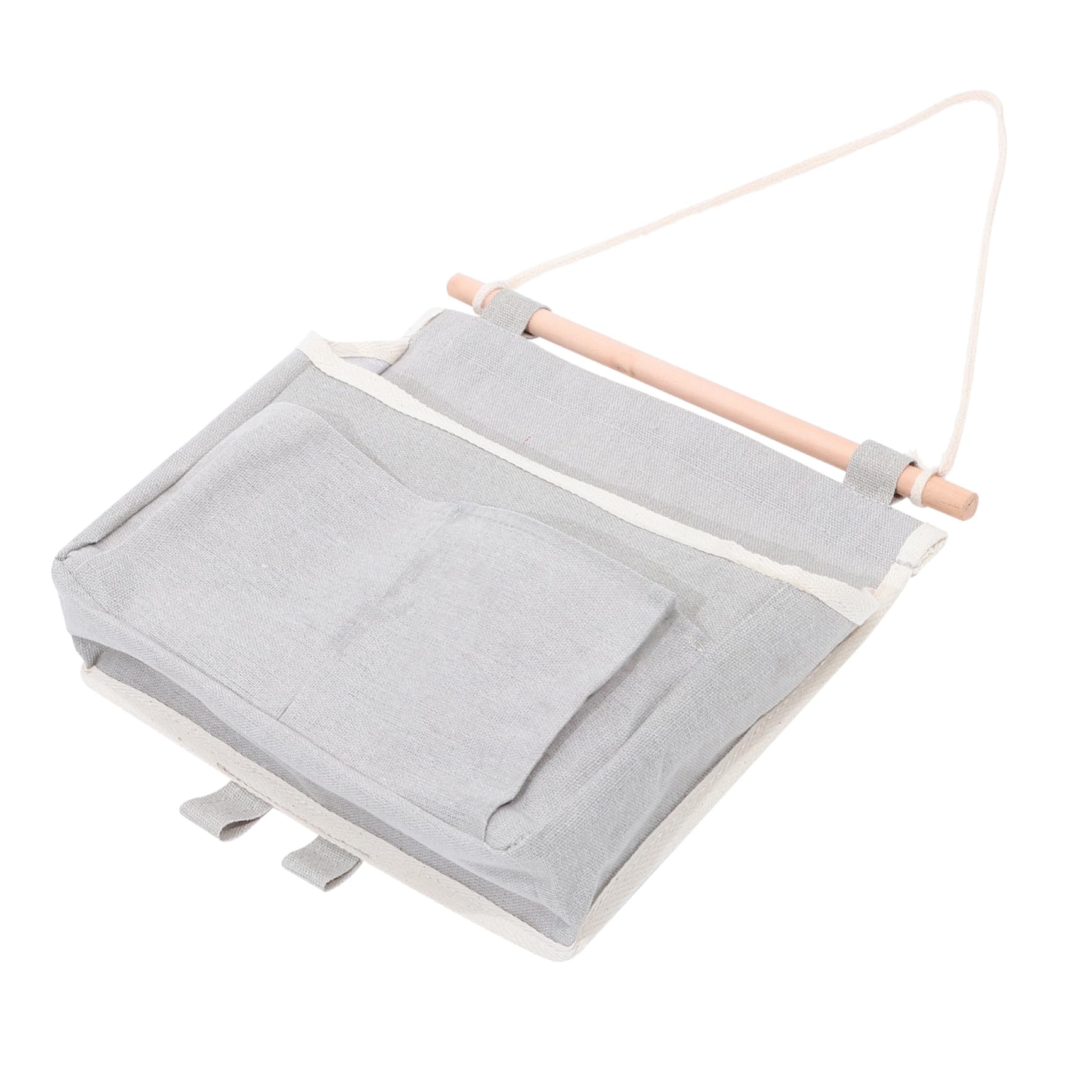 HOMOCONO Hanging Storage Bag Door Organizer Large Pocket Anti-Deformation Student Dorms Easy to Use Grey
