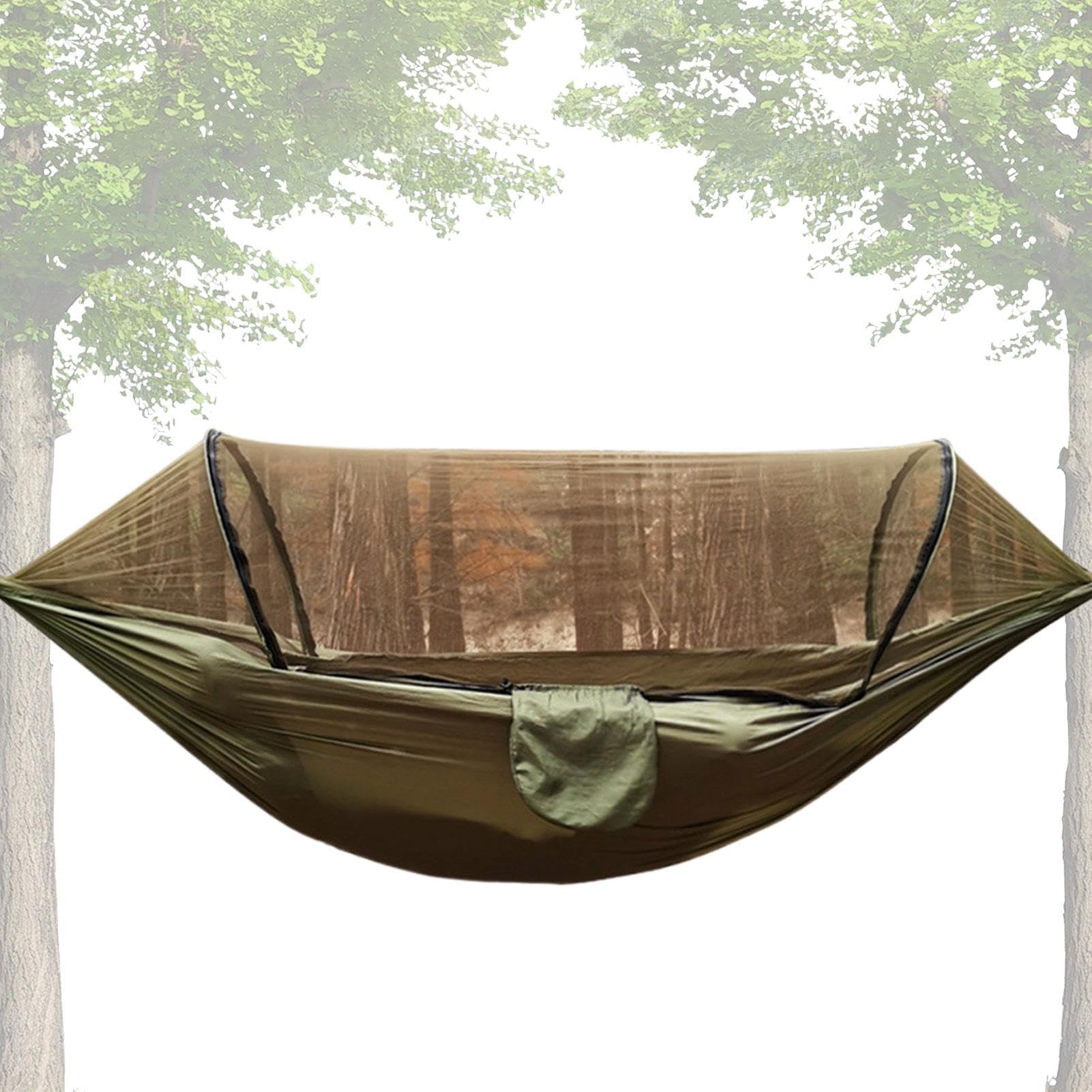 Hamac de camping montage automatique 2,9x1,5m pour stopper les moucherons