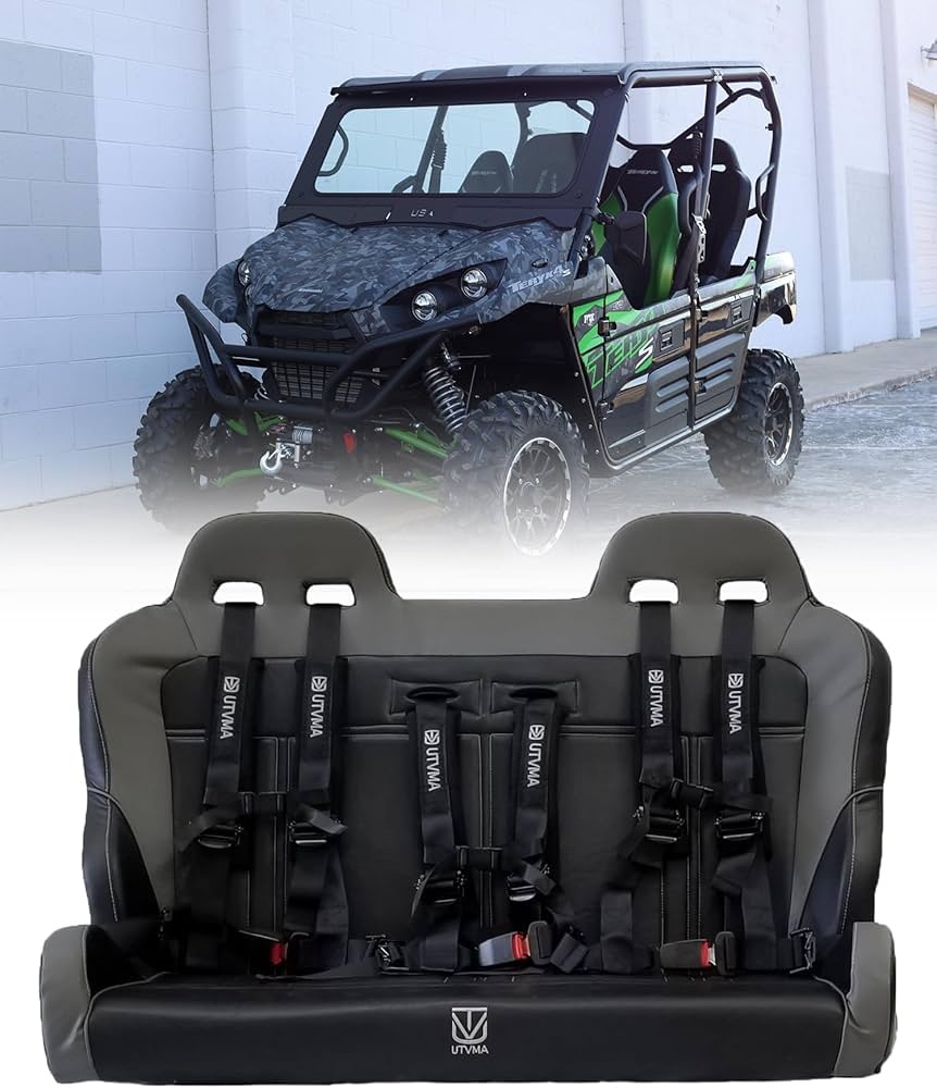 Amazon.com: UTVMA Teryx 4 Rear Bench Seat (20212-2023) (Black With