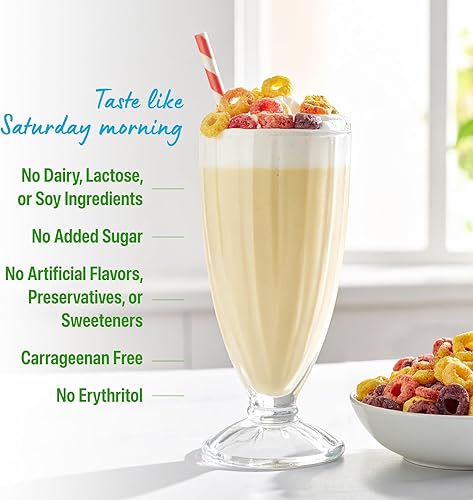 Vista 5 de Orgain Proteína vegana orgánica en polvo, cereales afrutados – 0.81 onzas de proteína a base de plantas, 0.28 oz de fibra prebiótica, baja