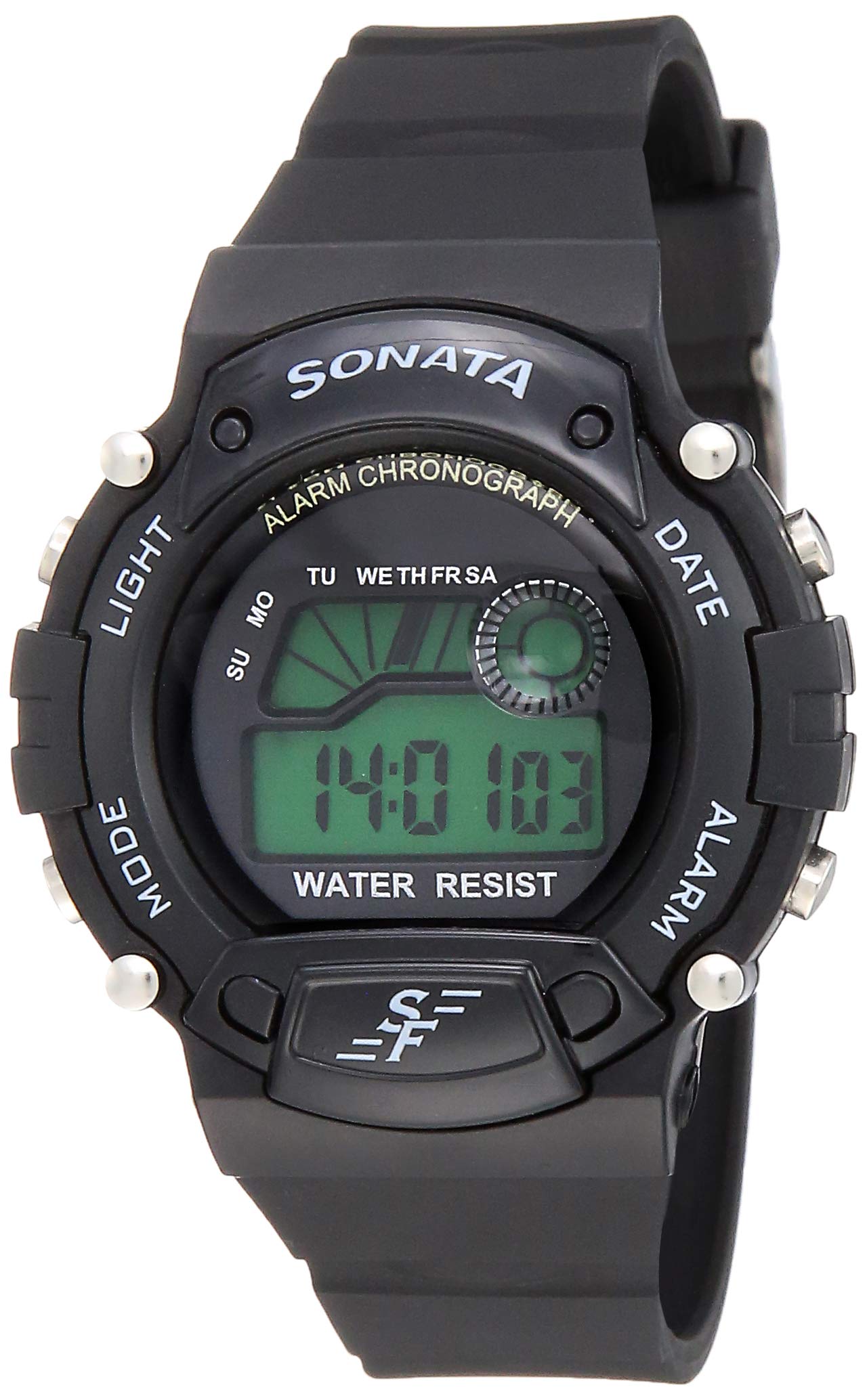 Sonata Men Rubber Ocean Series Digital Black Dial Watch-Nl77037Pp04, Band Color-Black (B0154L37AE) Amazon Price History, Amazon Price Tracker