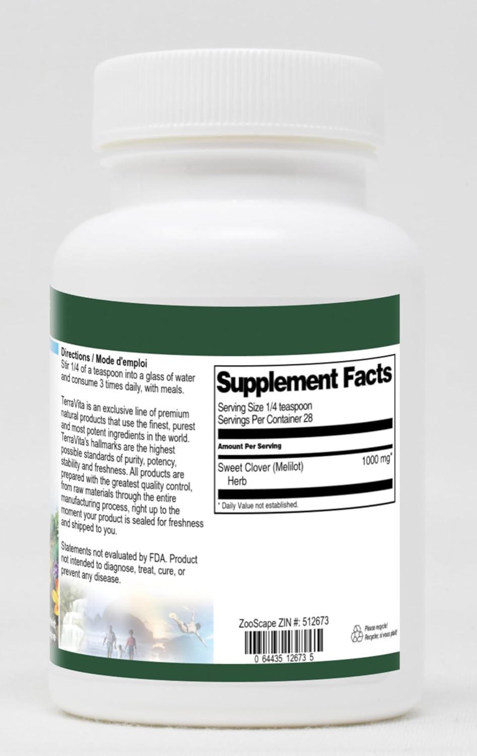 Sweet Clover Herb (Melilot) Powder (1 oz, ZIN: 512673) - 3 Pack