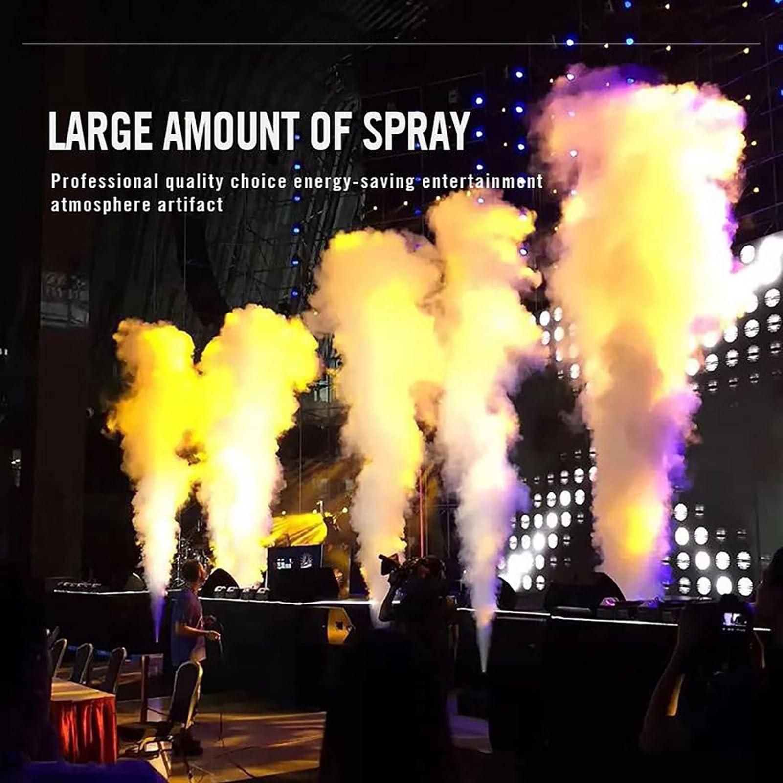 Machine À Jet De CO2, Machine De Sablage Cryogénique De CO2 À Tube Unique De 200 W, Machine De Brouillard De Fumée À Colonne De CO2 Avec Effets De Scénario DMX512 Avec Tuyau De 6 Mètres Pour Scène