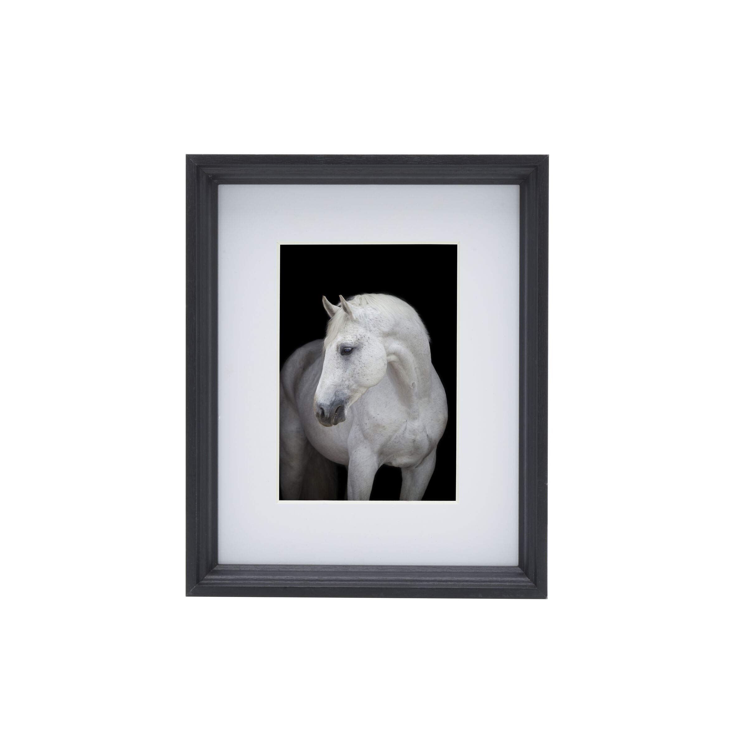 Studio NovaPicture Frame Displays 5 x 7 Photos 8 x 10 Without Mat, 8x10-Matted 5x7, Black