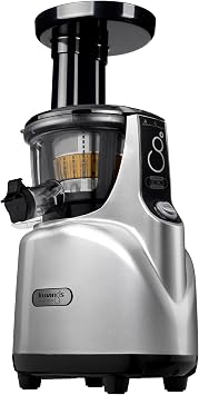 Kuvings Silent Juicer, Silver, Special Package with Blank Strainer + Smoothie Strainer + Spout Brush