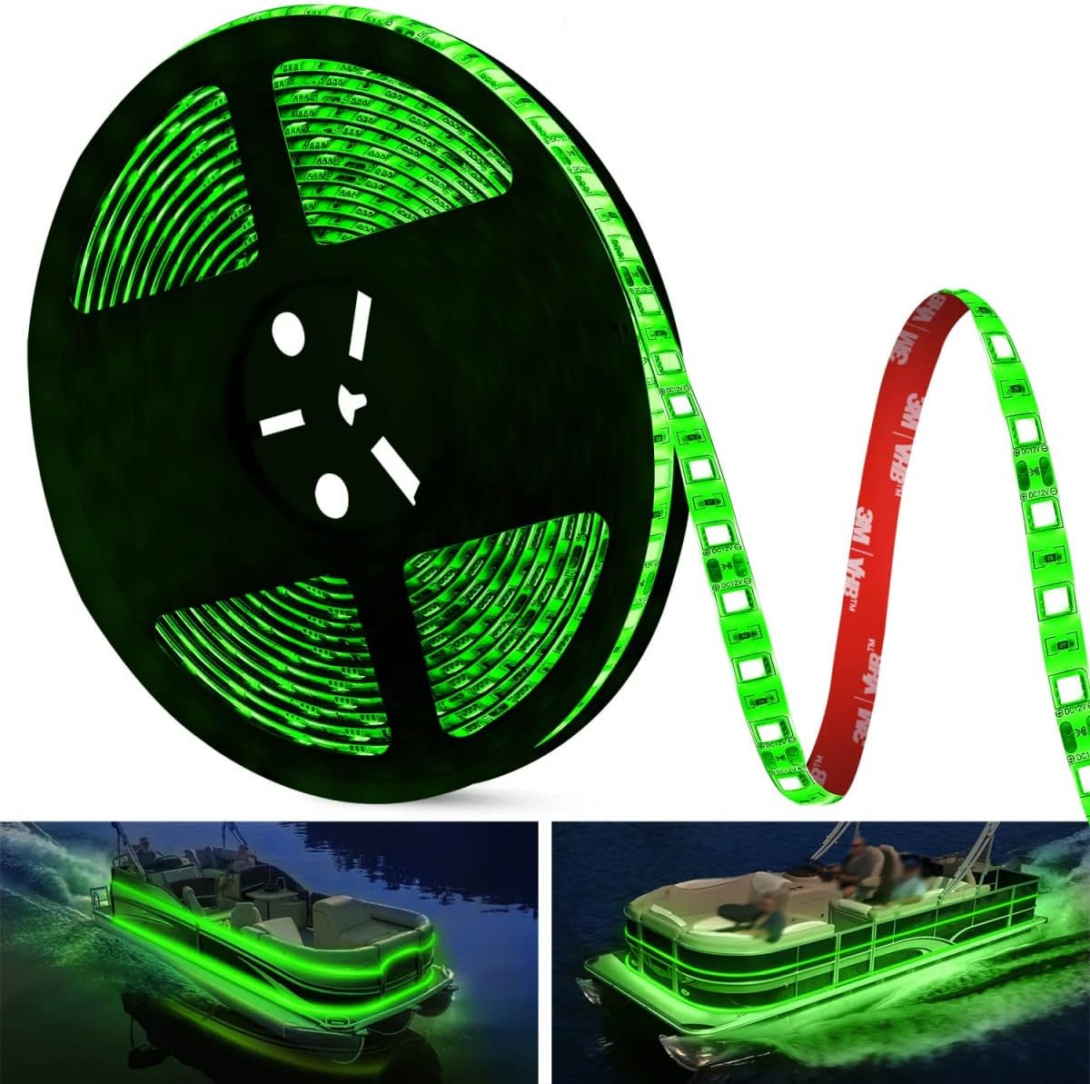Vbakor 25FT LED Boat Lights, Waterproof Marine Pontoon Led
