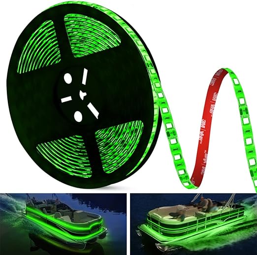 Vbakor 25FT LED Boat Lights, Waterproof Marine Pontoon Led