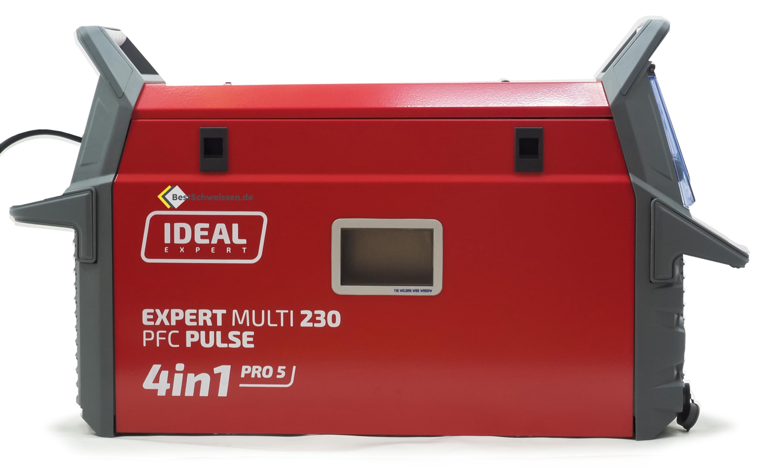 IDEAL Expert Multi 230 PFC Pulse 4 en 1 Pro5 - Máquina de soldar combinada, inversor MIG MAG WIG, alambre de llenado sin gas con función de pulso, sinérgico, 230 A, para acero, aluminio, acero