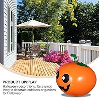 Vista 7 de NUOBESTY Decoraciones inflables de calabaza de Halloween, bola de calabaza impermeable, decoración de Halloween para patio, jardín y césped