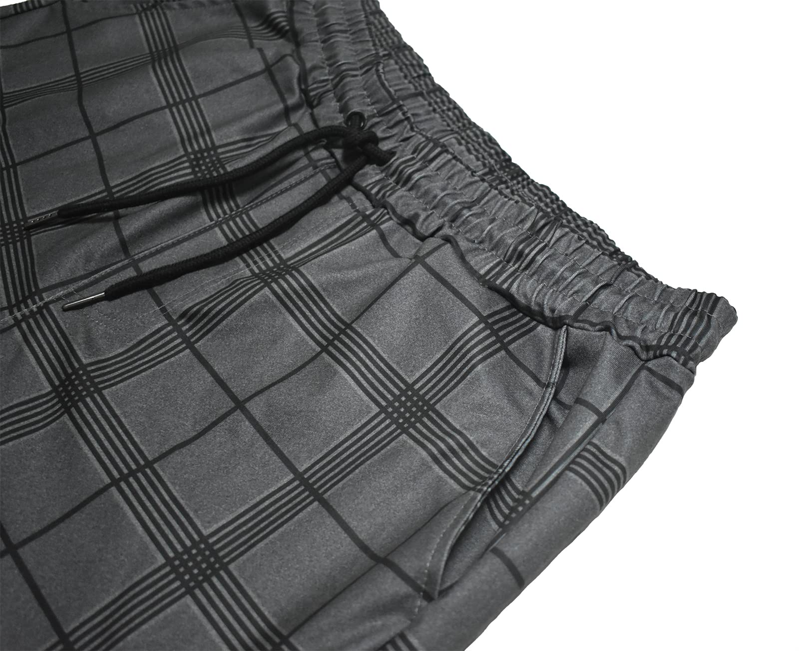 Pantalons de Jogging Pantalons d'entraînement pour Hommes Pantalons de Sport Coupe Ample Pantalons de survêtement Longs Pantalons décontractés à Carreaux pour Hommes