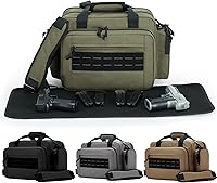 Vista 15 de VEAGIA - Bolsa para polígono de tiro, estuche para pistola, bolsas para pistolas y munición para pistolas de mano y bolsa de transporte blanda