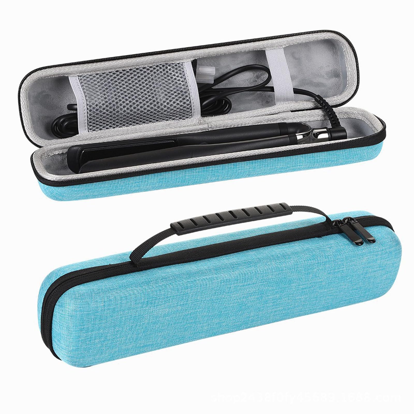 HENYGEN Professional Hair Dryer Accessories Storage Pouches with Soft Flannel Interior and Sturdy Oxfords Fabric Portable Hair Artist Bag