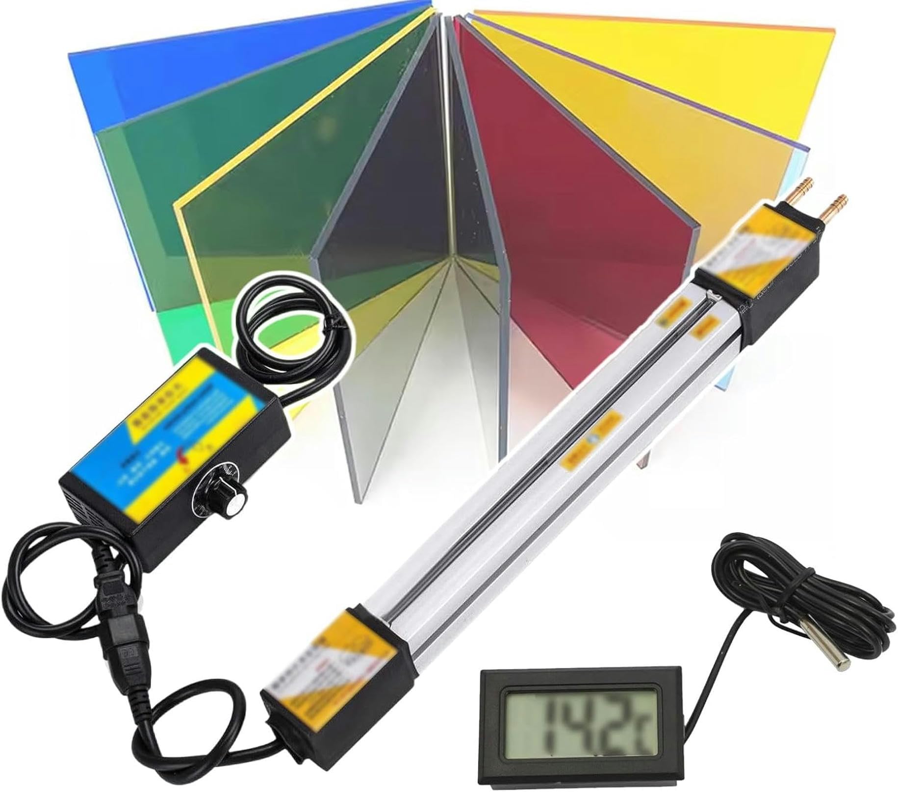 Calentador de acrílico con temperatura ajustable para hacer carteles y fabricación de vitrinas