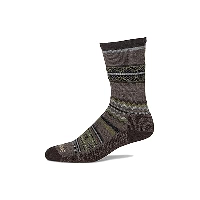 Smartwool Everyday Snowed In Sweater Crew Socks Knee High Socks Shoes Taupe