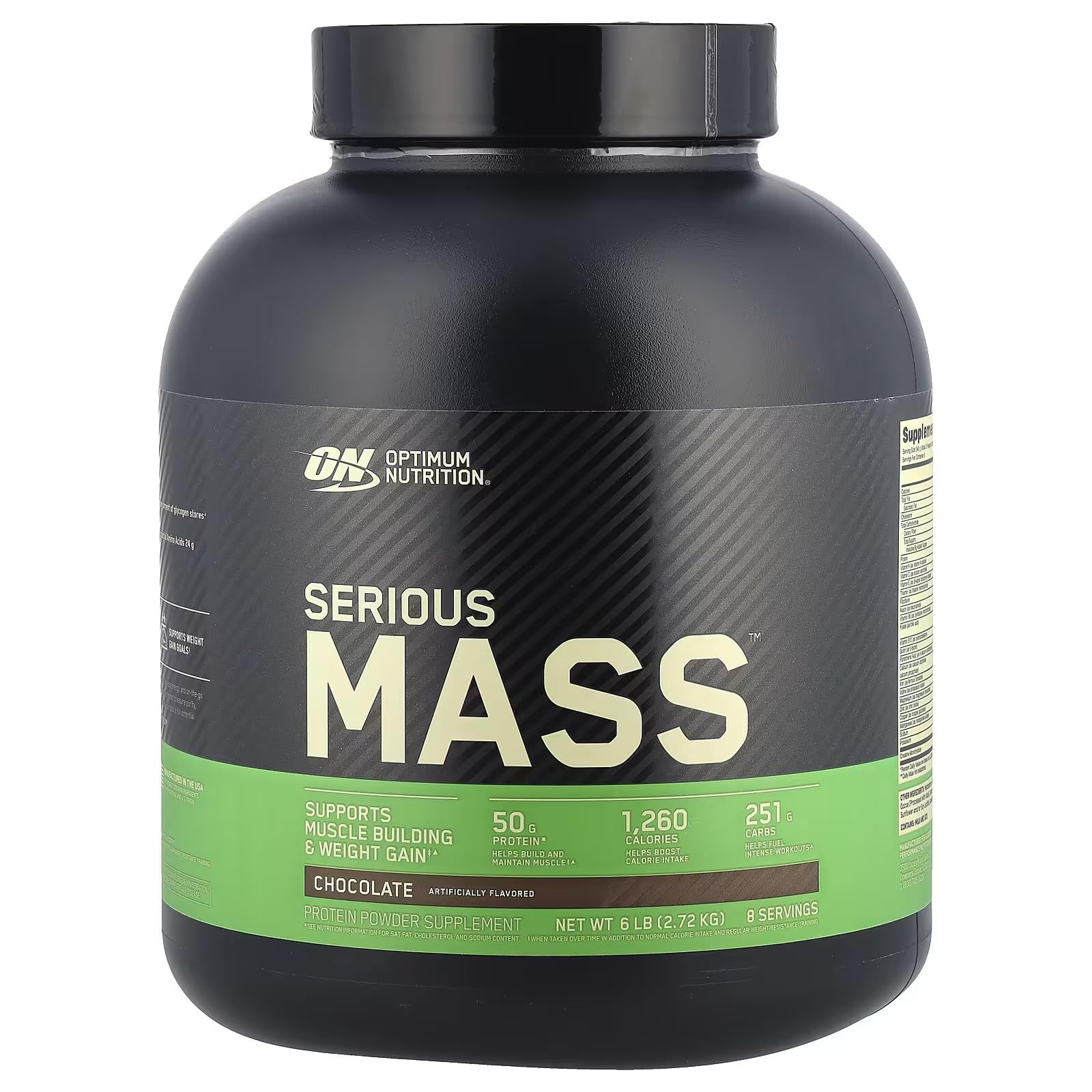 Optimum Nutrition Serious Mass Çikolata Aromalı 2.73kg 8 Servis