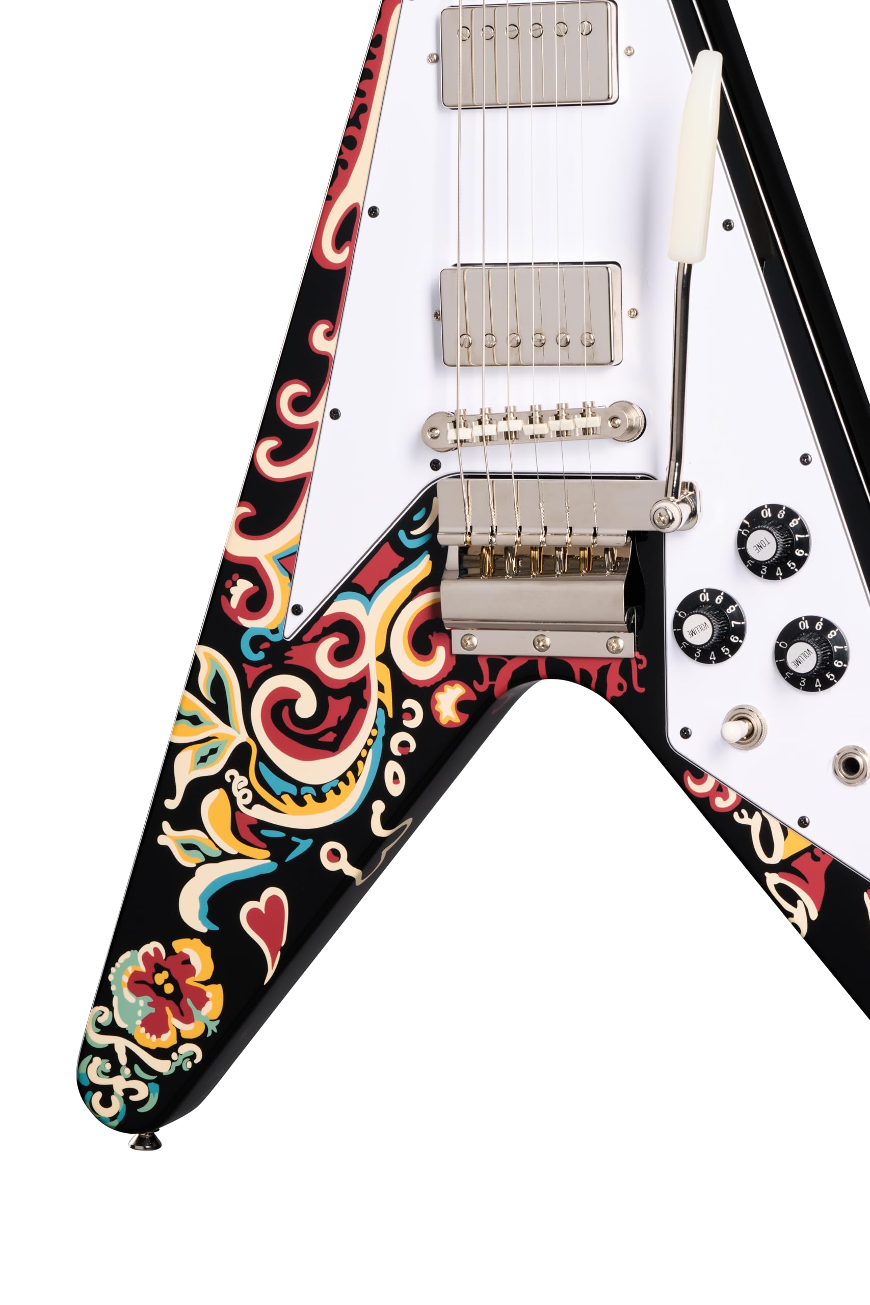 Amazon | Epiphone Jimi Hendrix Love Drops Flying V Ebony Inspired