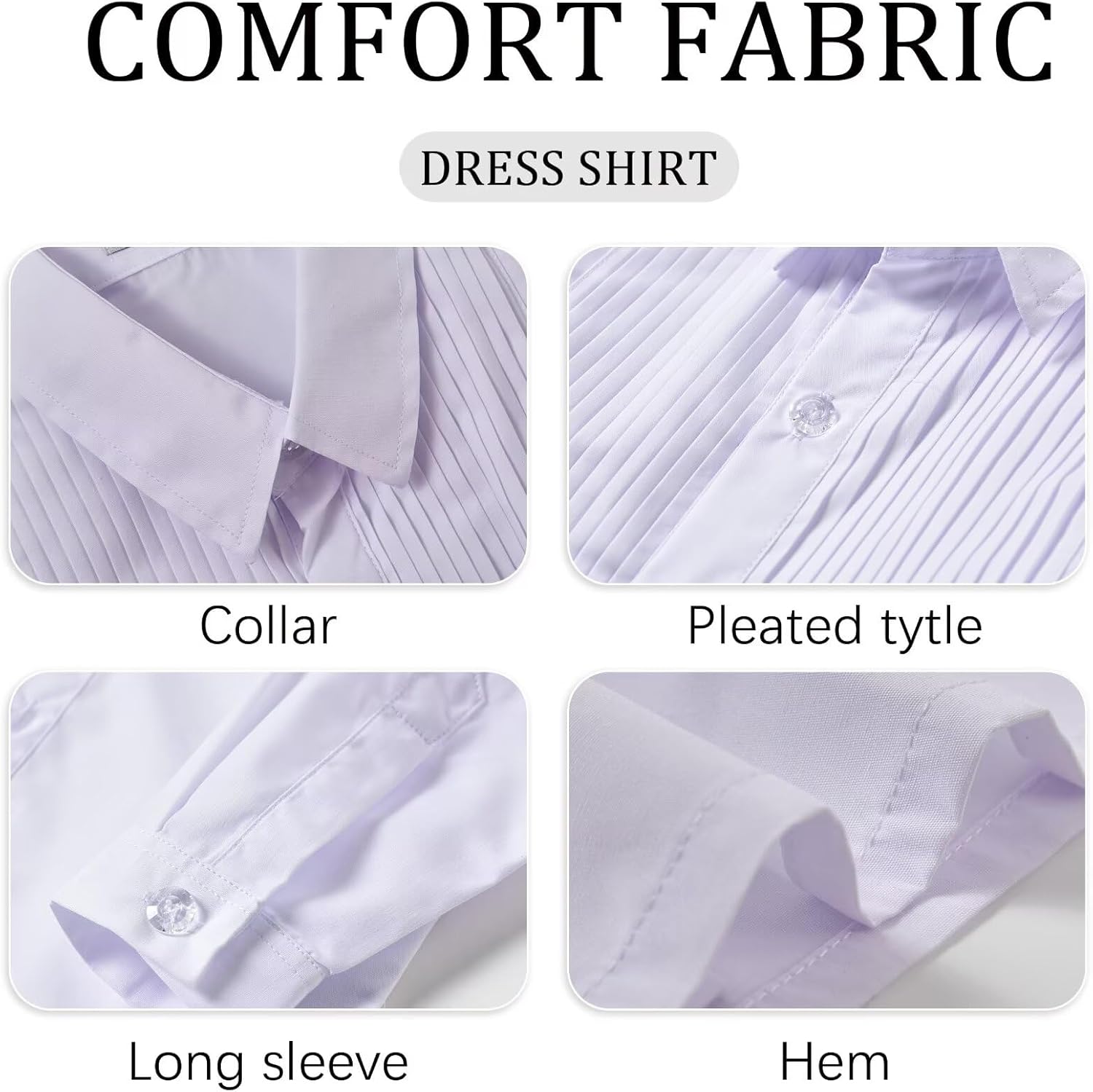 Boys Suit Formal Dress Pants Vest Suit Set for Boys Wedding Outfits with Dress Shirt Tie and Pocket Square - Image 4