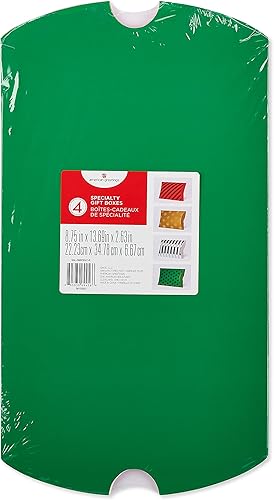 Miniatura 3 de American Greetings Cajas de regalo de almohada, lunares y rayas multicolor (4 cajas)