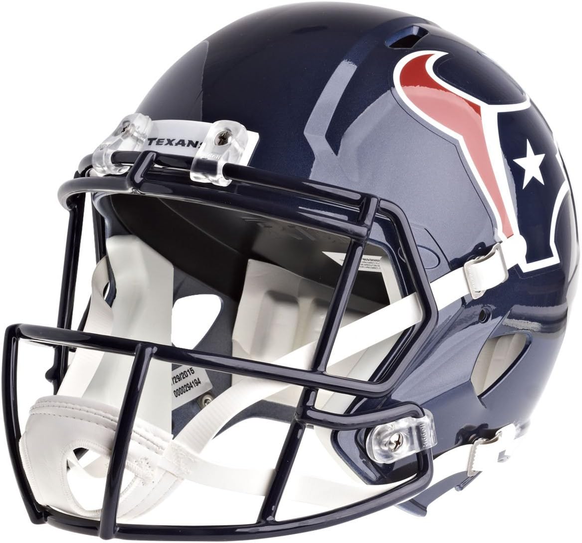 Riddell NFL Houston Texans Full Size Speed Replica Football Helmet : Sports & Outdoors