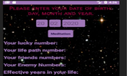 Lucky Numbers Calculator