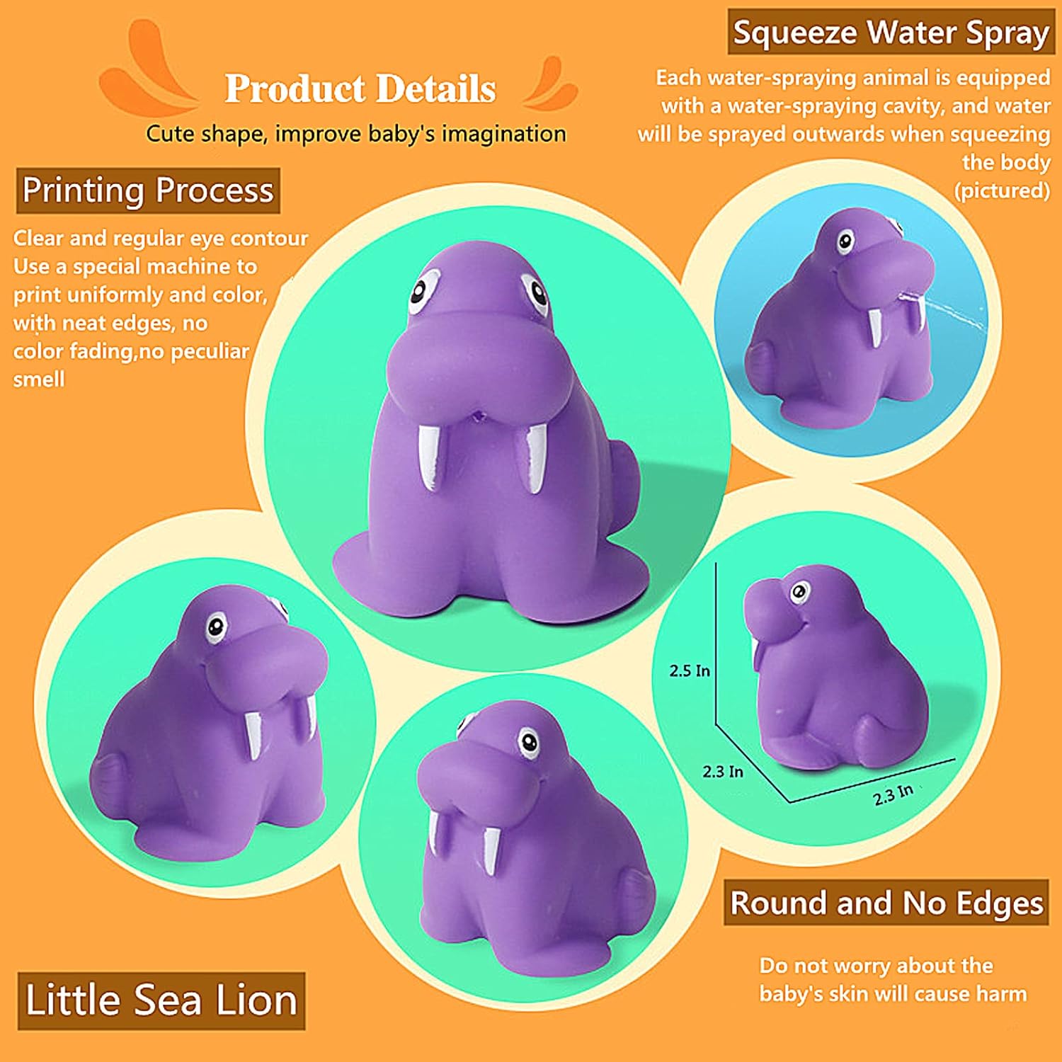 45 Pack Bath Toys for Toddlers Kids, Baby Bathtub Toys in Bathroom Pool Bath Time for 1-3-6 Year Old Boy Girls, Marine Animals Squirter Toy,Dinosaur Squeeze Toy Etc with Organizer Bag : Toys & Games