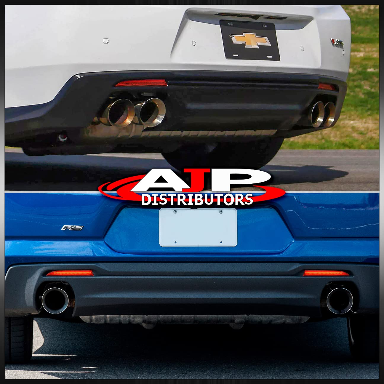 AJP Distributors Rear Lower Bumper LED Reflector Lights Parking Lamps Compatible/Replacement For Camaro Traverse ATS XT5 2013 2014 2015 2016 2017 2018 2019 2020 2021 2022 13 14 15 16 17 18 19 20 21 22