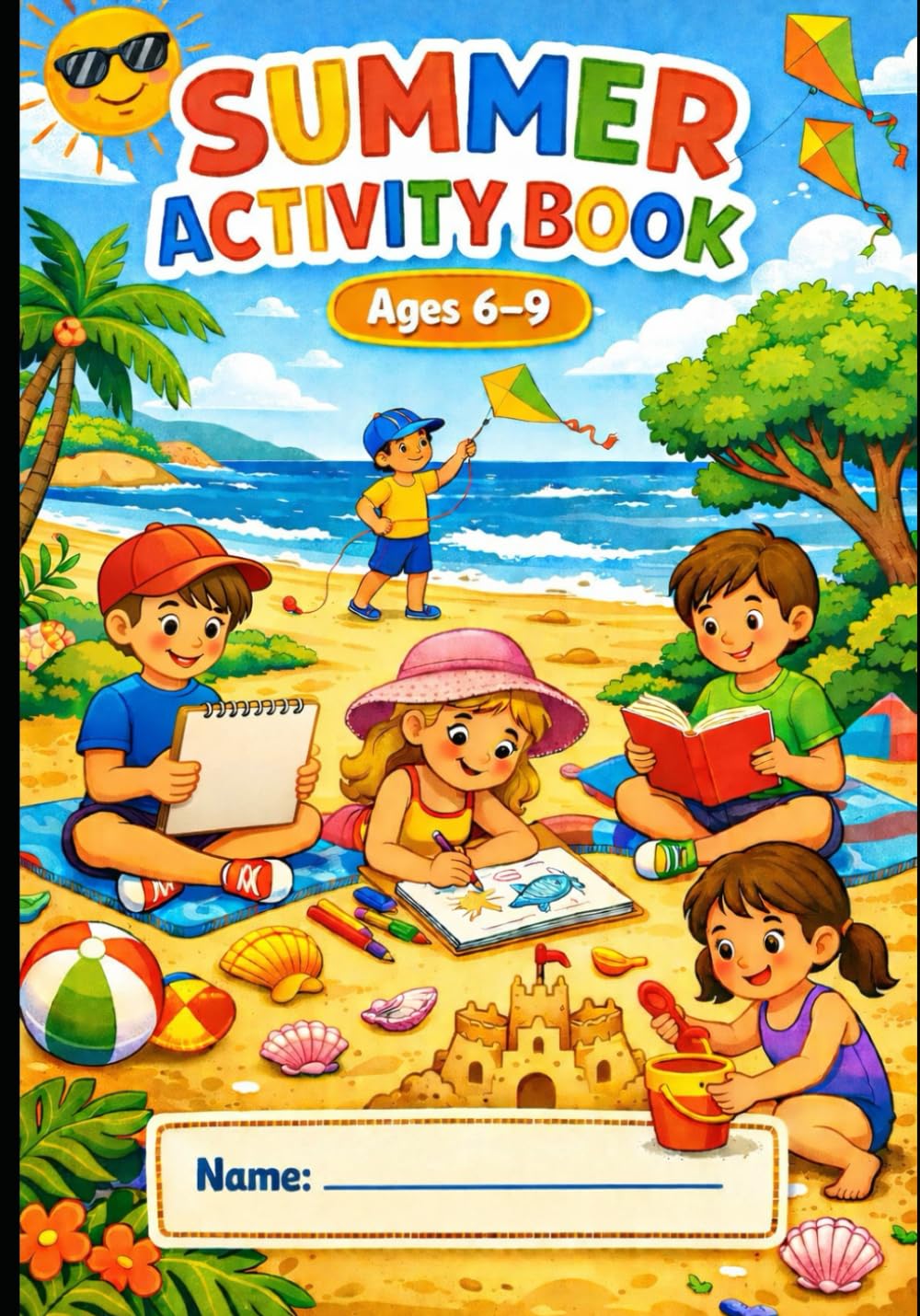 Summer Activity Book for Kids Ages 6–9: Fun Games, Puzzles & Creative Activities