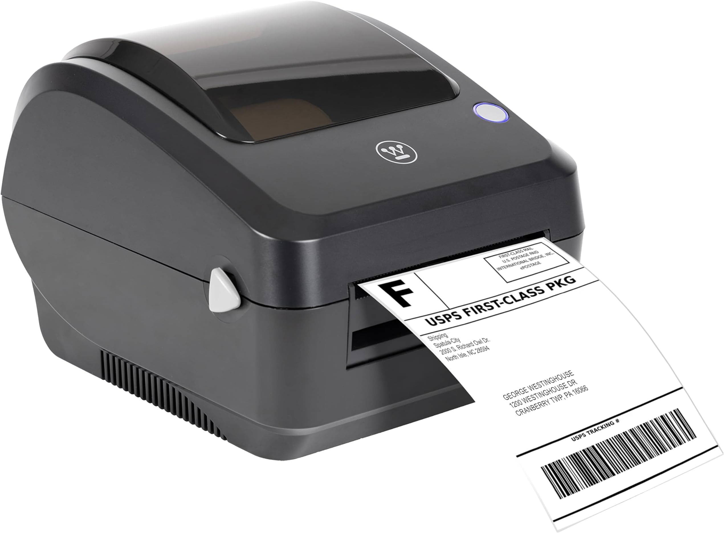 Direct USB Thermal Printer Commercial Quality Compatible with USPS, UPS, FedEx, Ebay, Shopify, Amazon and More, Computer Label Printer for Packages, Includes