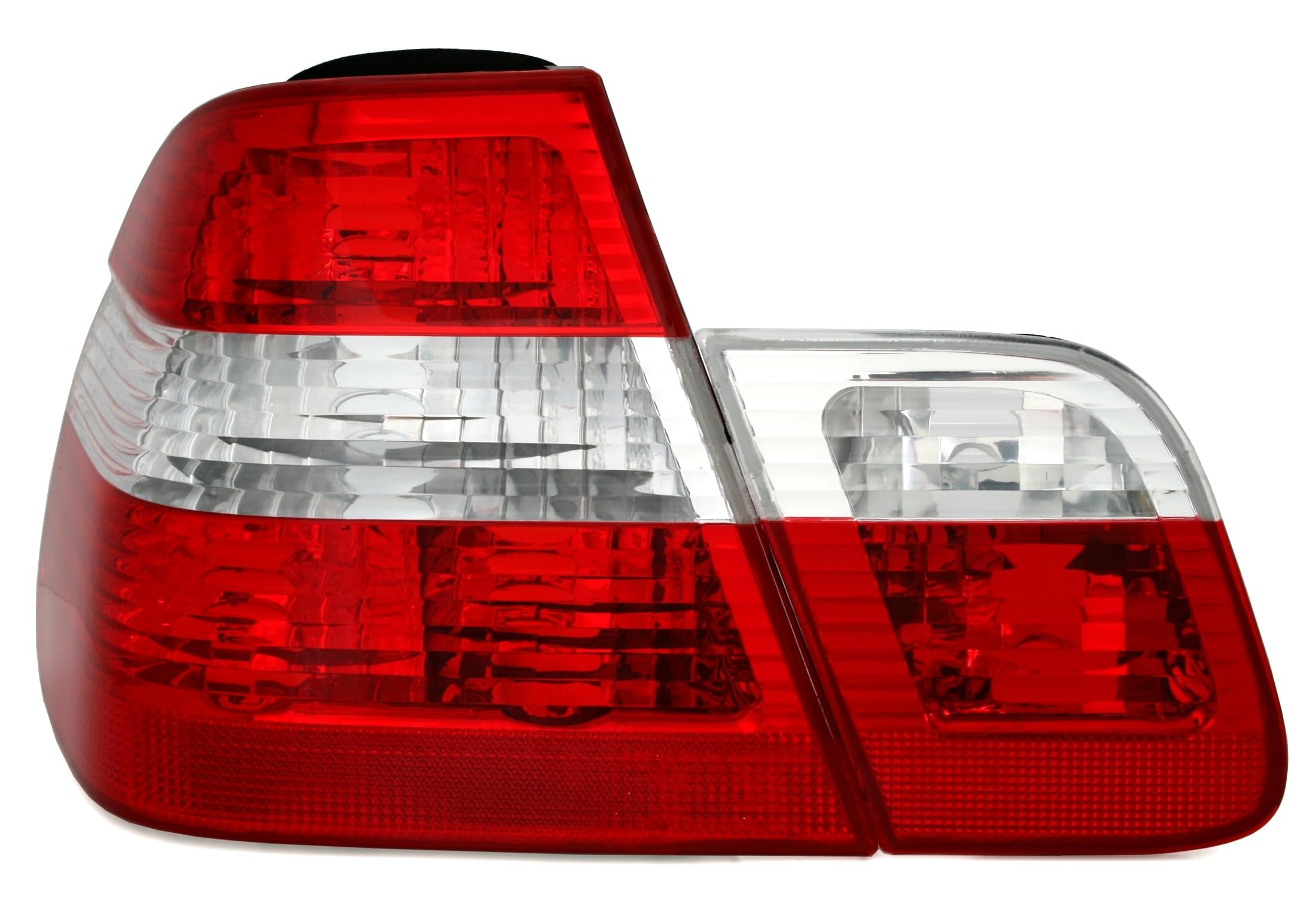 Ad Tuning GmbH & Co. kg 960166 Rã ¼ Ckleuchten set di 3, rosso/colore: Bianco