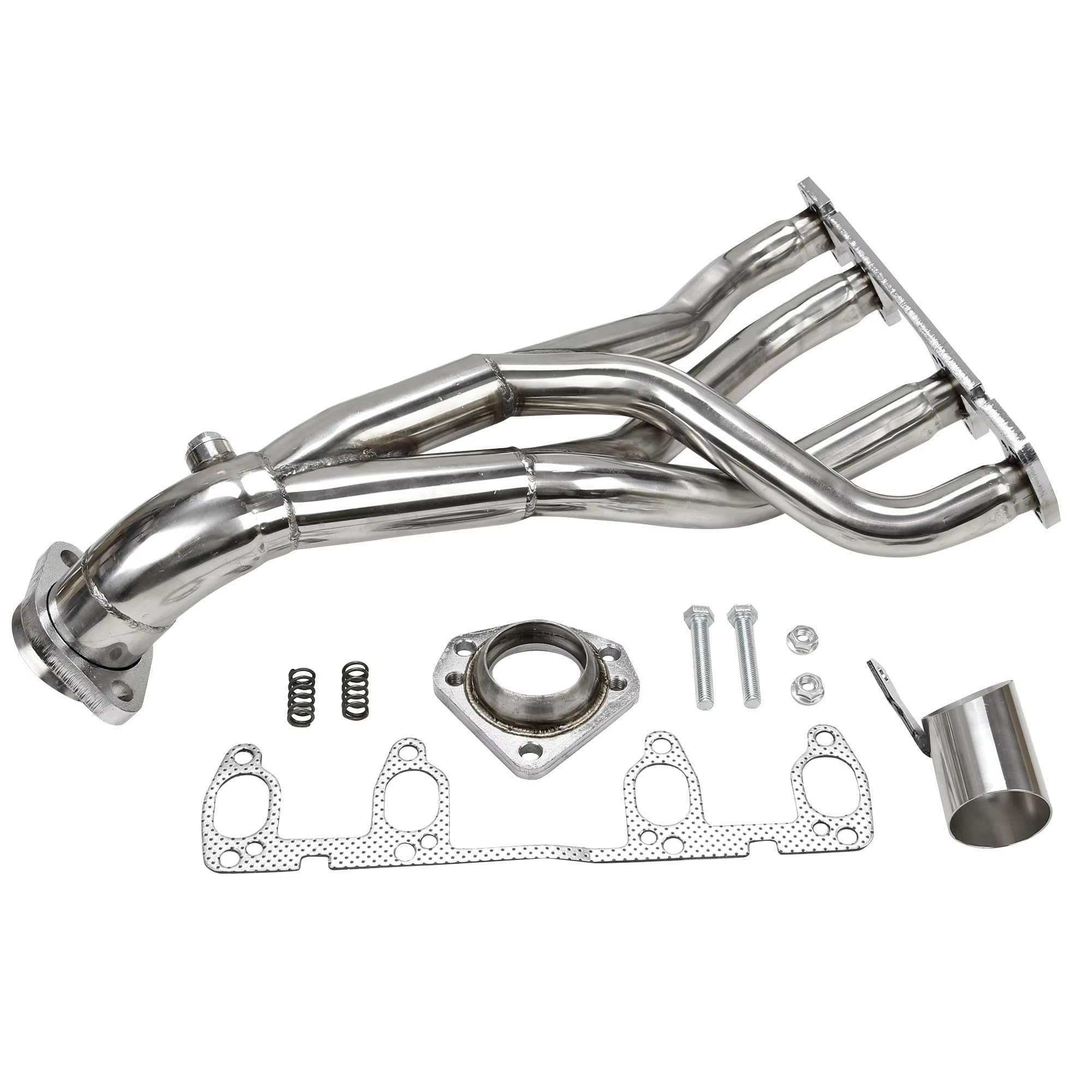 Tuyau D'Echappement Voiture Pour 1985-1998 Pour VW 8V 1,8L/2,0L-pour Golf Pour Mk2/pour Mk3 Pour GTI, Pour Les Collecteurs D'échappement Jetta Race Tuyau D'échappement Turbo