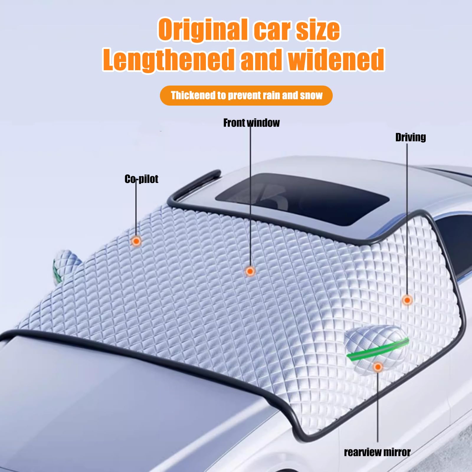Couverture Pare-Brise Voiture pour Hyundai i20 2020-2023, Pare Brise Protection Couverture, Pare Protection pour Voiture, Protection Pare Brise Hiver
