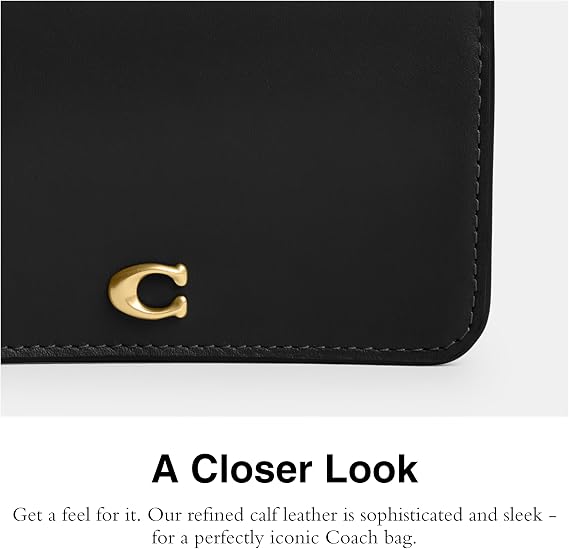 Coach Womens Essential Slim Card Case Black One Size One Size