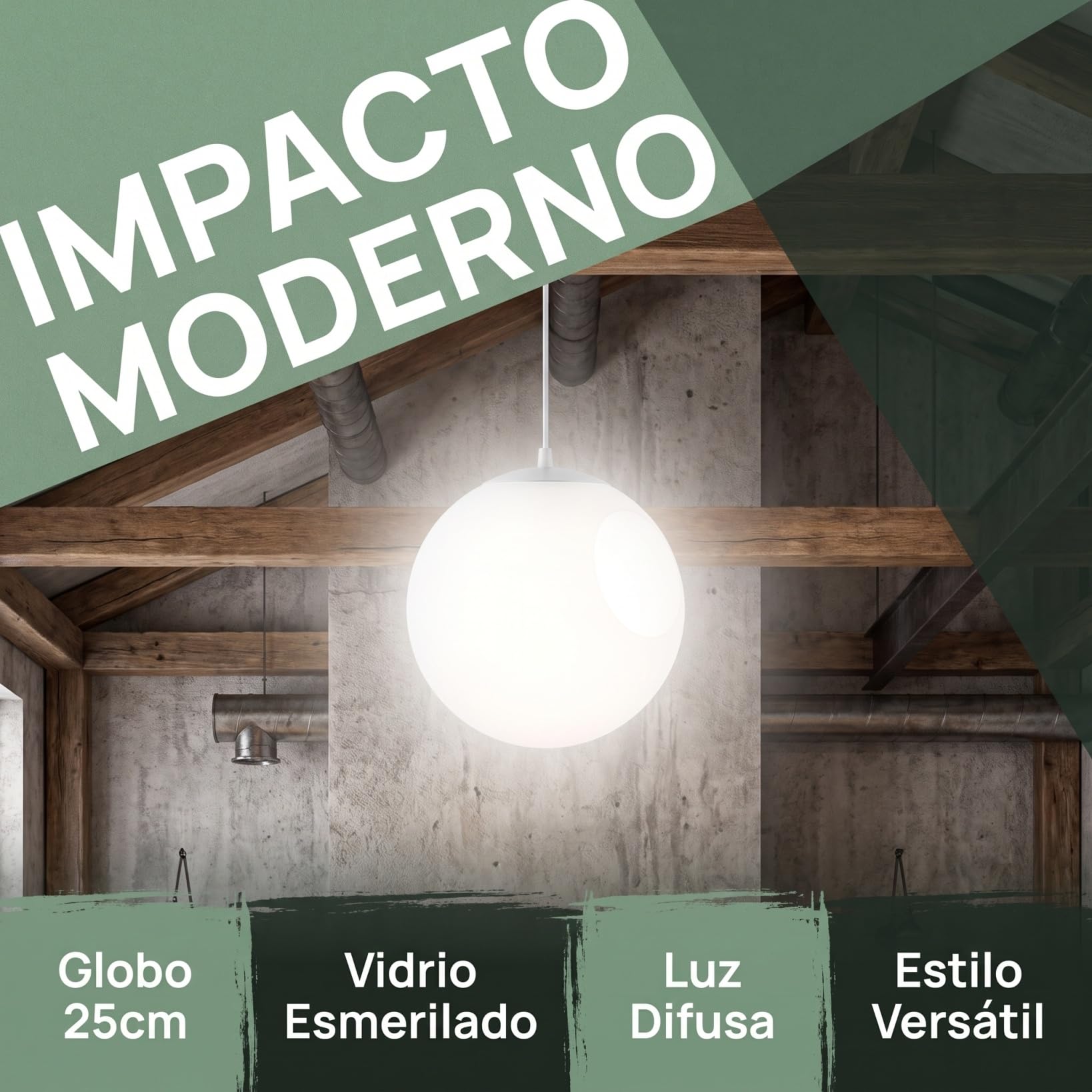 SHINEOFI Pantalla Globo Cristal Lampara Esmerilado 9.84in Repuesto Para Lámpara Colgante Pantalla De Bola De Vidrio Para Sala Comedor Dormitorio E Iluminación De Interior