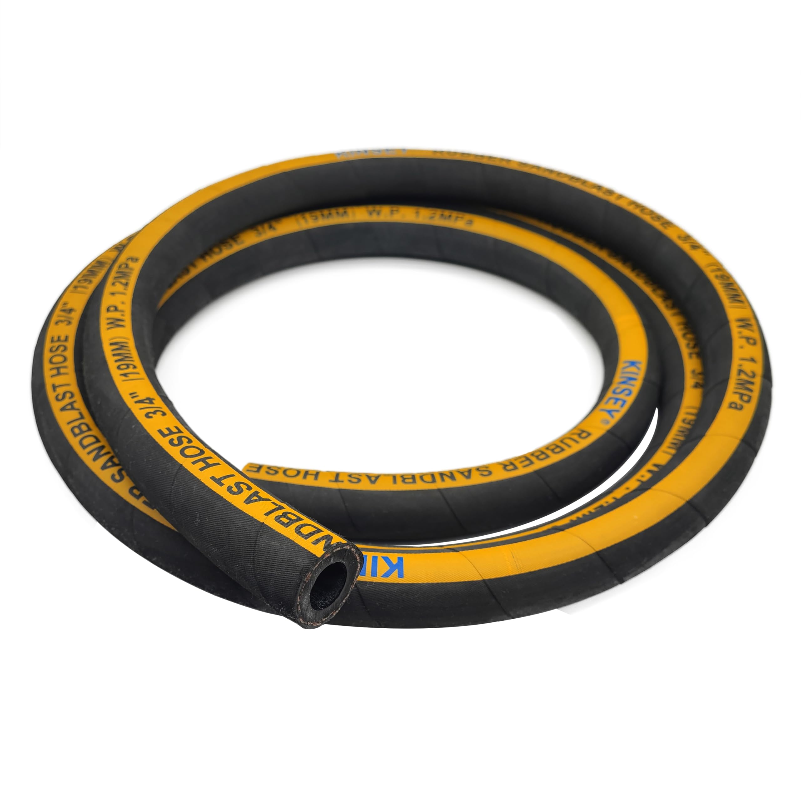 HOLDWIN Sandblast Hose 3/4" ID,1.25" OD,20 Ft Long Heavy Duty Rubber Sandblaster Hose Sandblasting Gun Sandblaster Cabinet