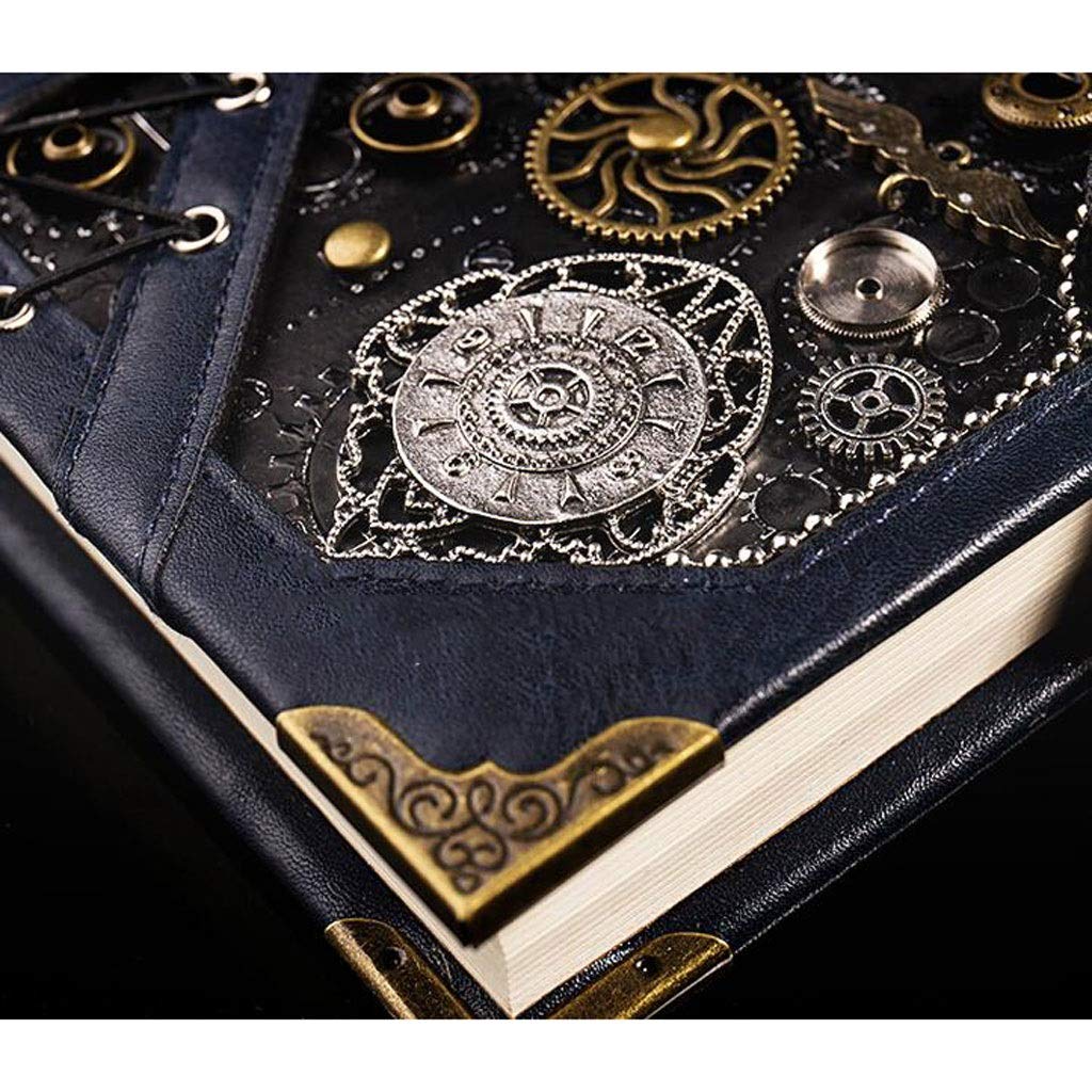 Cahier Journal European Creative Notebook Épaissir Le Bloc-Notes de Poche rétro en Vrac for Les Voyages de Travail Scolaire ou Personnel Bureau et Maison (Color : B, Taille : 5.03 * 6.49in)