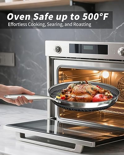 Miniatura 6 de FogDream Juego de utensilios de cocina antiadherentes de 7 piezas, sartén de 9.5 pulgadas, olla de sopa de 8 cuartos de galón, sartén de 1.5 cuartos