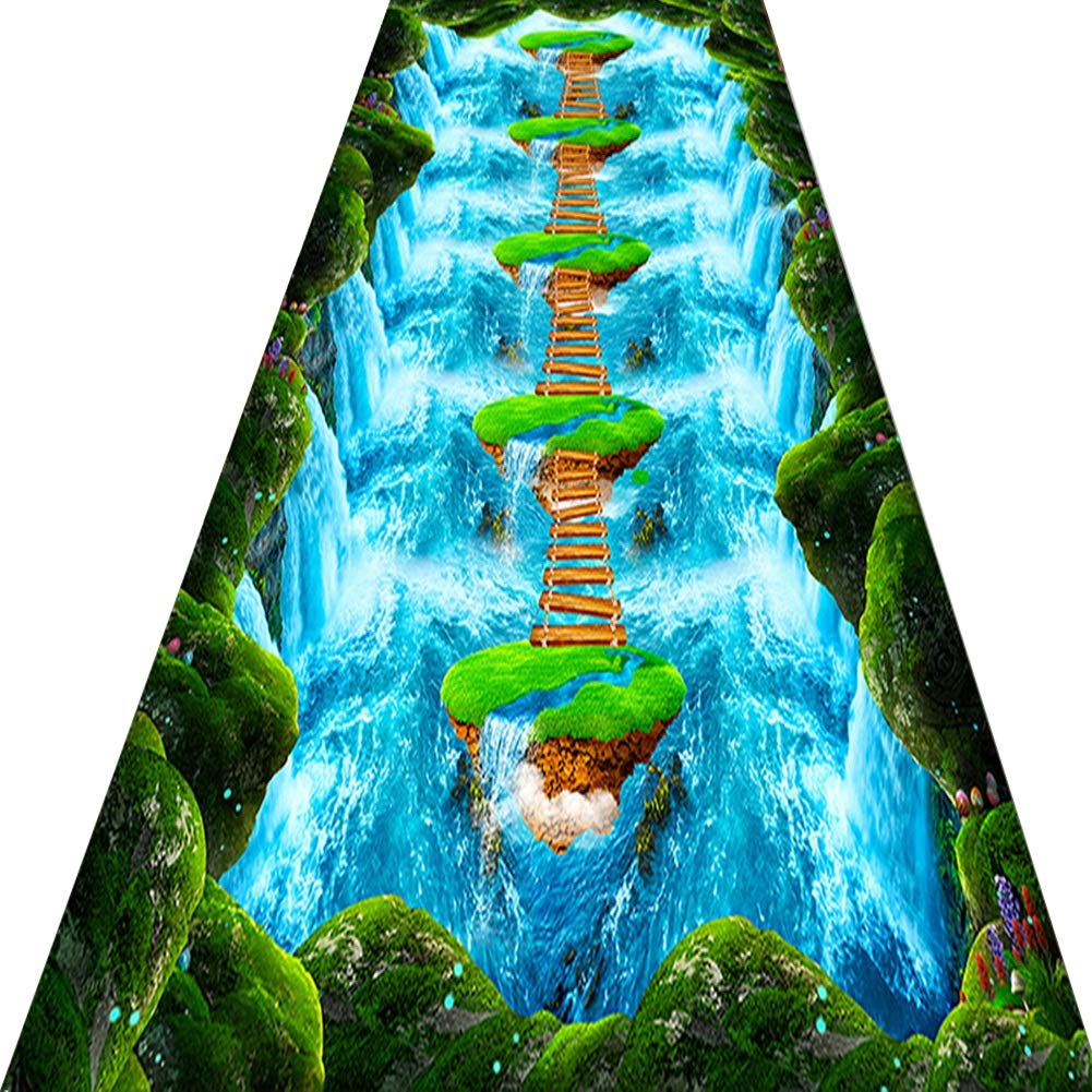 Tapis de couloir polyester antidérapant épaisseur 6mm tapis de passage