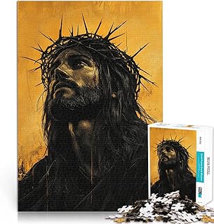 Comprar Puzzles de 1000 Piezas para Adolescentes Retrato de Jesucristo Juguetes de Juego para Regalo Familiar Cumpleaños 38x26cm