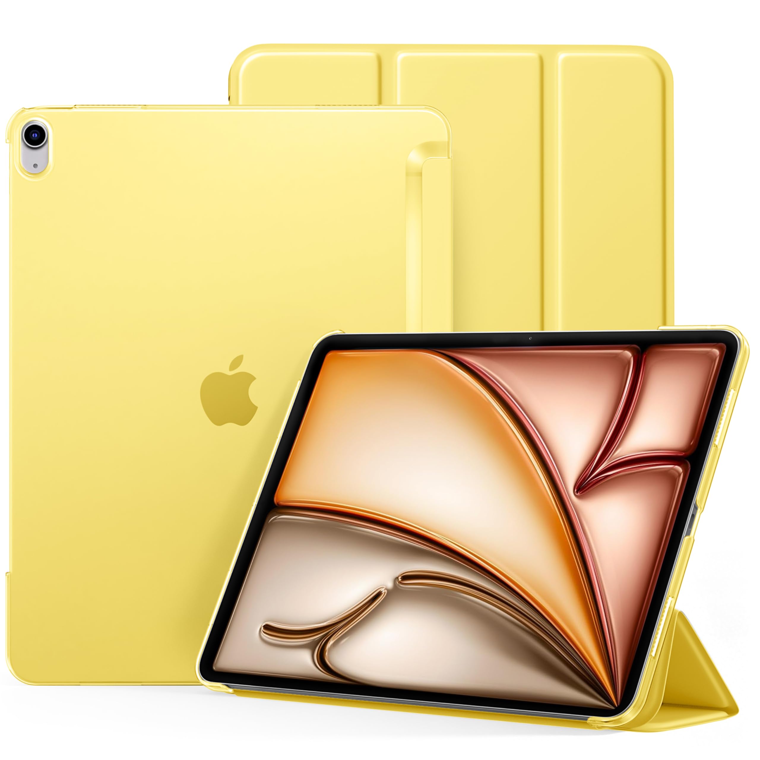 Coque iPad Air 13 M4 jaune pour le travail et les loisirs - 8