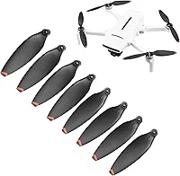 Vista 4 de Dilwe Juego de hélice de mini dron, 8 hélices de dron de bajo ruido, prueba de equilibrio dinámico, accesorios de repuesto de cuchillas de hélice