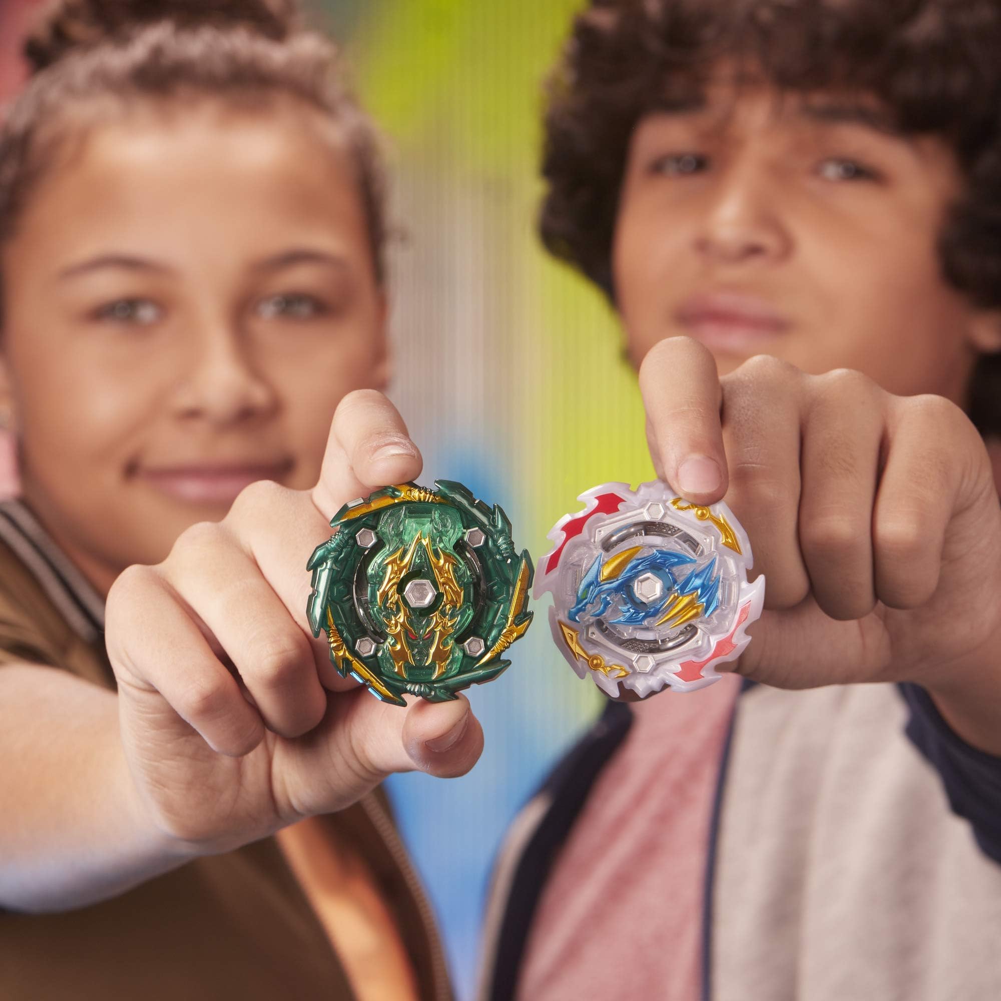 BEYBLADE Hasbro Burst Rise Hypersphere Vertical Drop Battle Set - Complete Set with Beystadium, 2 Battling Top Toys & 2 Launchers, Ages 8 & Up