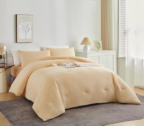 Miniatura 6 de Doimier Juego de edredón de punto de jersey, tamaño King, color verde salvia, bohemio, juego de ropa de cama suave, juego de ropa de cama de 4