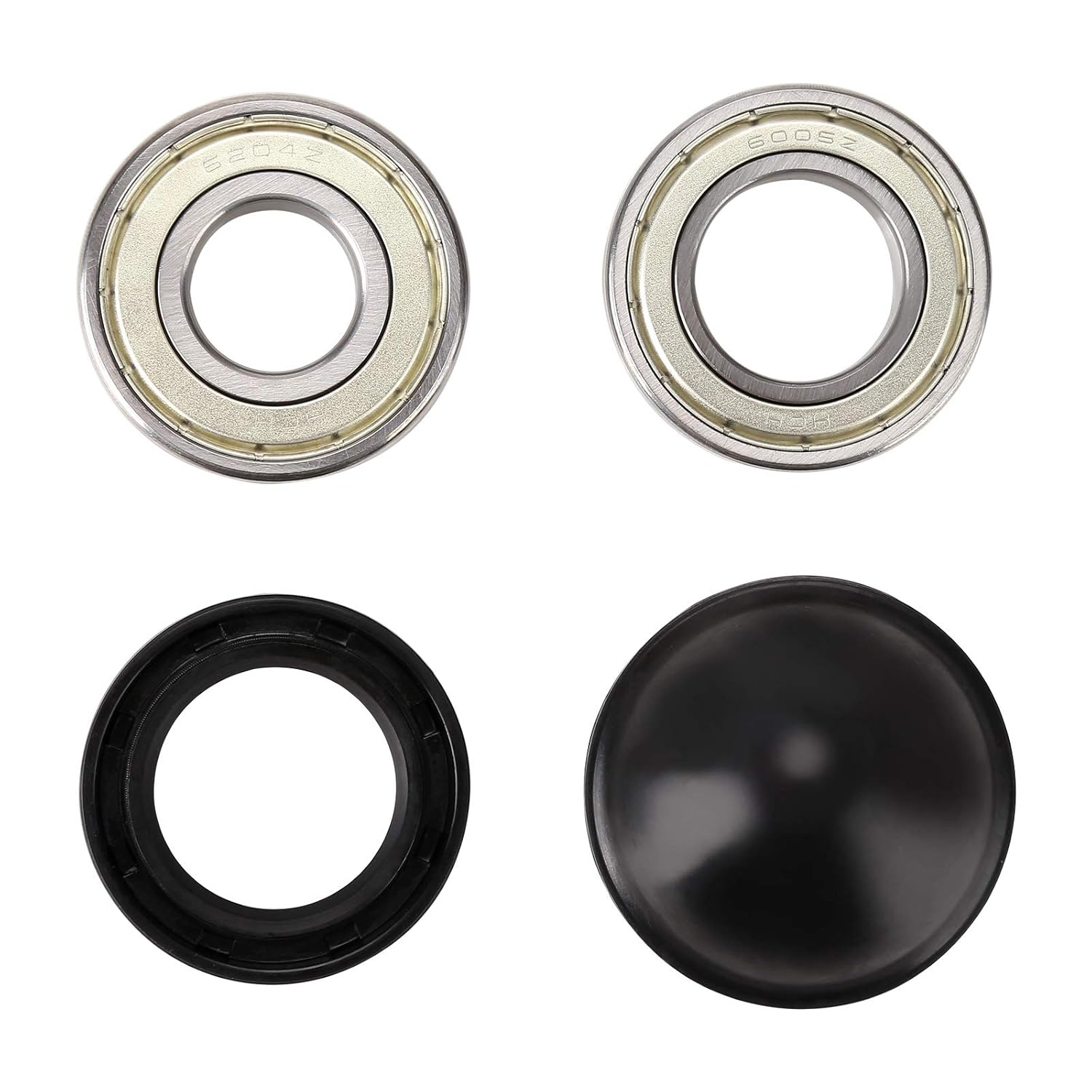 10L0L Golf Cart Front Wheel Bearing Kit for Yamaha G2,G8,G9,G11,G14,G16,G19,G20,G21,G22,G29 Gas & Electric,Inner Wheel Sealed Ball and Commutator Bearing with Rubber Front Hub Dust Cover, 93306-005Y3