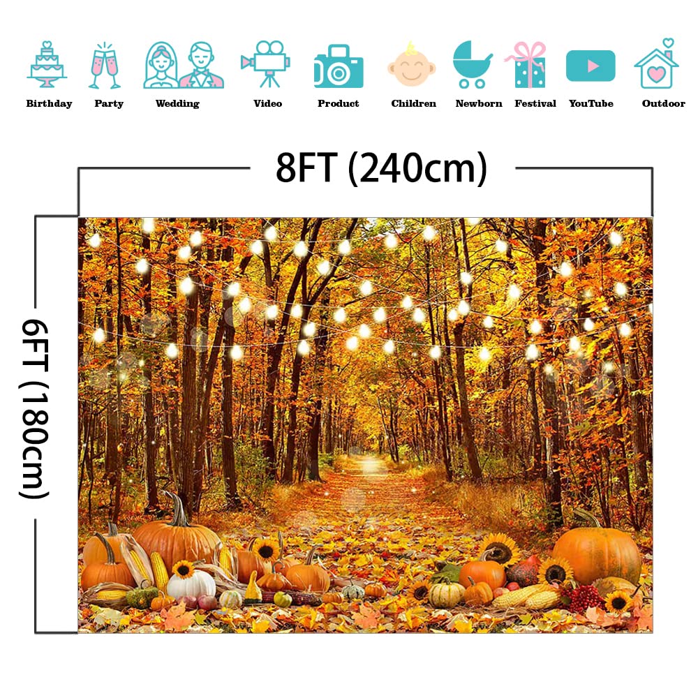 Mocsicka Fall Autumn Backdrop For Photography Autumn Forest Scenery...