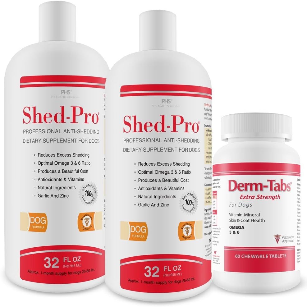 2PACK ShedPro (64 fl oz) with DermTabs ES (60 Tablets)