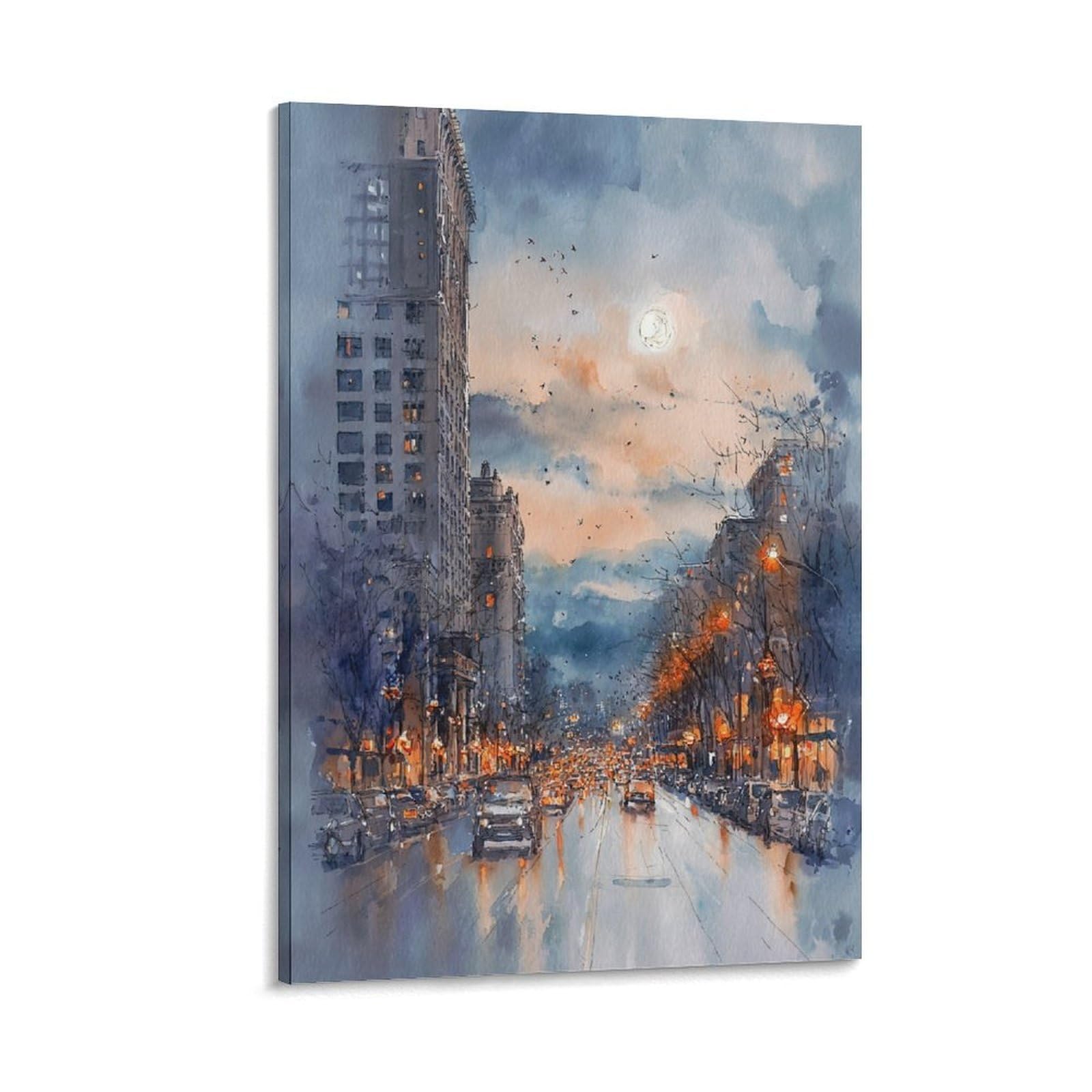 Portland 24x36inch(60x90cm) Vintage Travel Poster Watercolor Canvas Art
