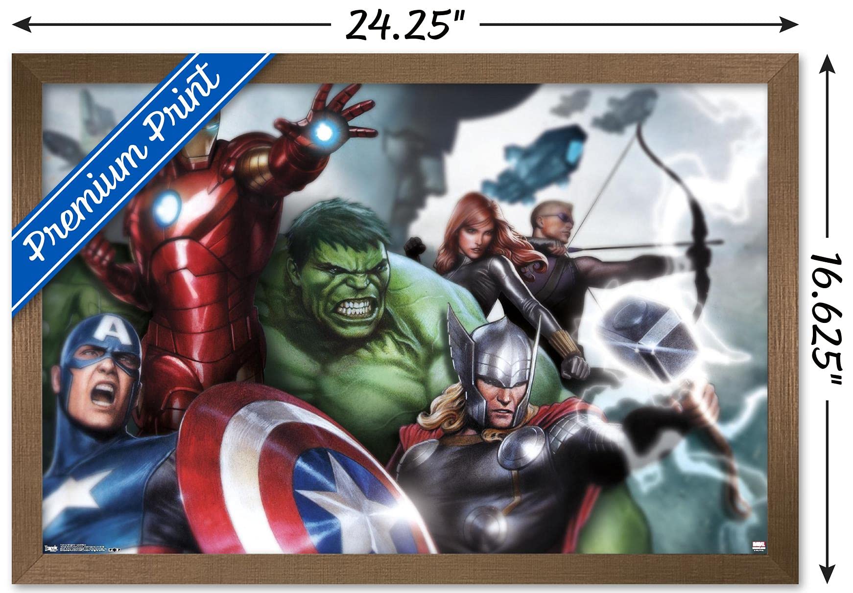 Amazon.com: Trends International Marvel Avengers - Assemble Wall