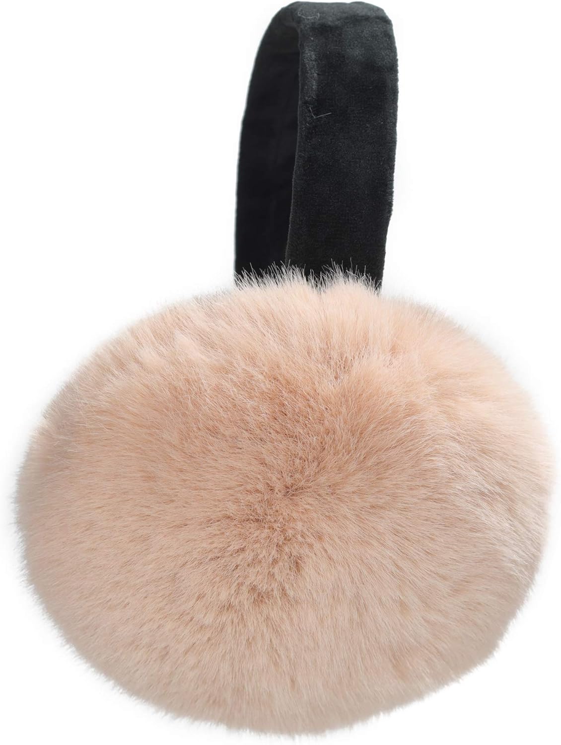 ZLYC Winter Faux Fur Foldable Earmuffs Cute Fuzzy Ear Muffs for Women Girls - Image 3